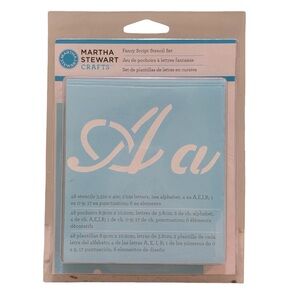 Martha Stewart Fancy Script‎ Stencil Set